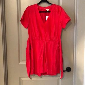 Red JCrew romper